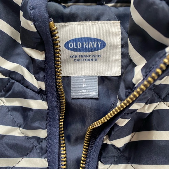 Navy & White Striped Vest - Picture 3 of 3